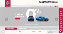 Desktop Screenshot of parramattanissan.com.au