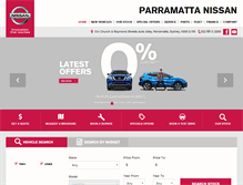 Tablet Screenshot of parramattanissan.com.au